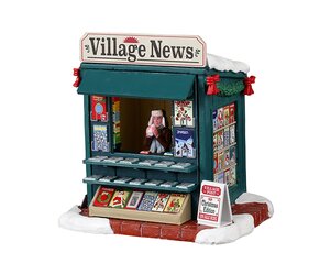 Lemax kerstdorpminiatuur Caddington Village Good news day