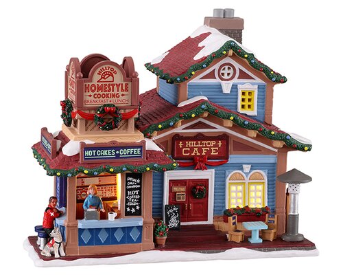 Lemax kerstdorpminiatuur Caddington Village Hilltop café