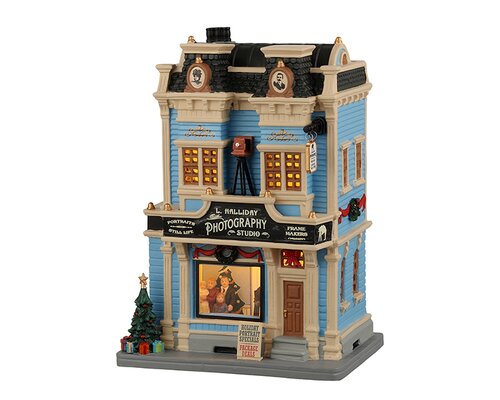 Lemax kerstdorpminiatuur Caddington Village L. Halliday photography studio