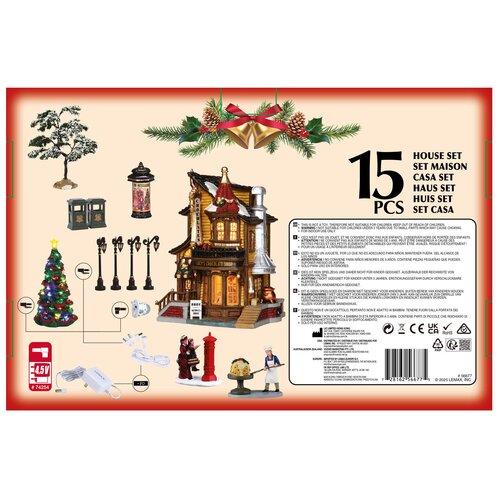 Lemax kerstdorpminiatuur Caddington Village Lucy's chocolate shop set - afbeelding 2