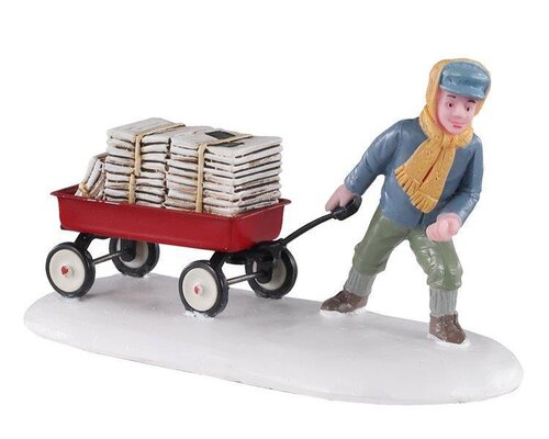 Lemax kerstdorpminiatuur Caddington Village Morning news