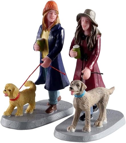 Lemax kerstdorpminiatuur Caddington Village Multi tasking, set van 2