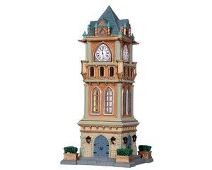 Lemax kerstdorpminiatuur Caddington Village Municipal clock tower 
