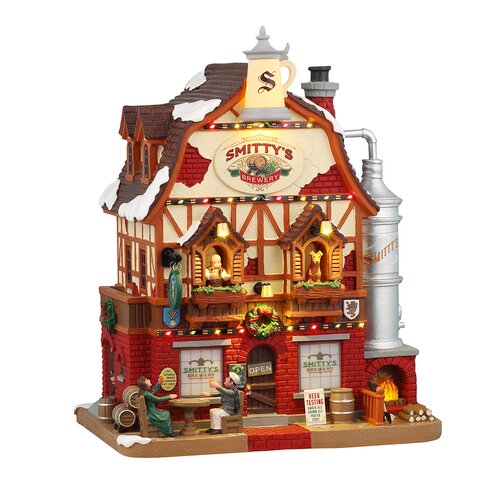 Lemax kerstdorpminiatuur Caddington Village Smitty's brewery