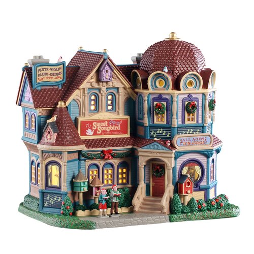 Lemax kerstdorpminiatuur Caddington Village Sweet songbird music school