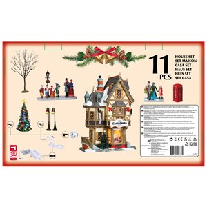 Lemax kerstdorpminiatuur Caddington Village Tannenbaum Christmas shoppe set - afbeelding 2