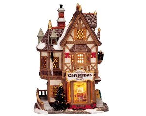 Lemax kerstdorpminiatuur Caddington Village Tannenbaum Christmas shoppe 