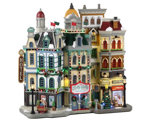 Lemax kerstdorpminiatuur Caddington Village The Holly Jolly hotel