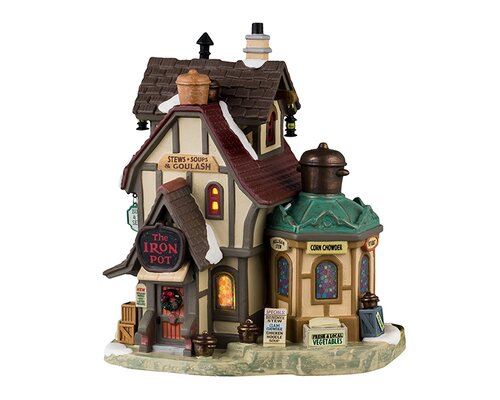 Lemax kerstdorpminiatuur Caddington Village The iron pot