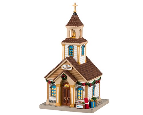 Lemax kerstdorpminiatuur Caddington Village The new village church