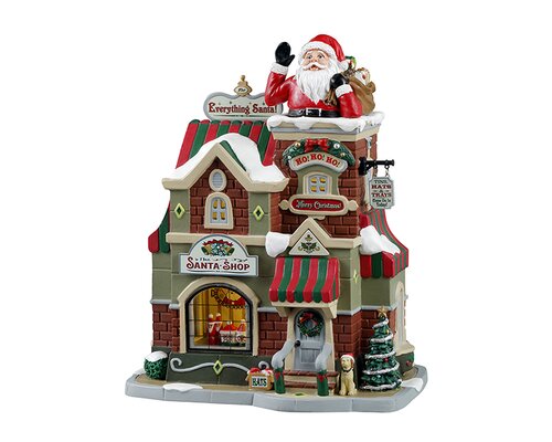 Lemax kerstdorpminiatuur Caddington Village The Santa shop