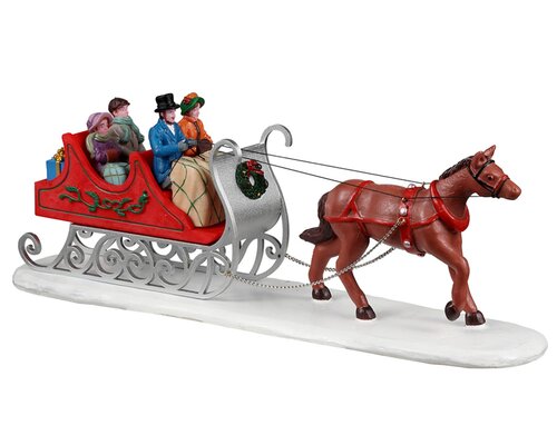 Lemax kerstdorpminiatuur Caddington Village Victorian sleigh