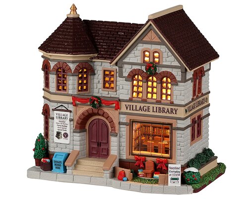 Lemax kerstdorpminiatuur Caddington Village Village library