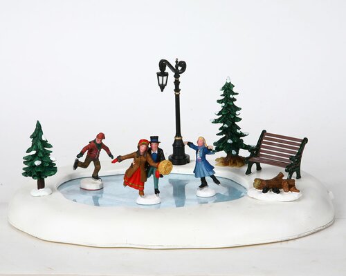 Lemax kerstdorpminiatuur Caddington Village Winter skating