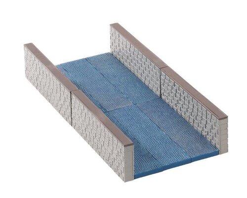 Lemax kerstdorpminiatuur Canal wall, set van 2