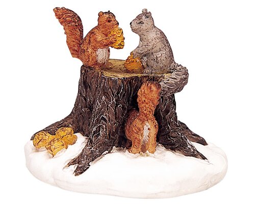 Lemax kerstdorpminiatuur Chipmunks