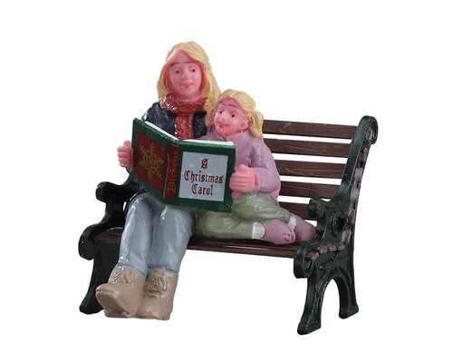 Lemax kerstdorpminiatuur Christmas story book