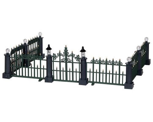 Lemax kerstdorpminiatuur Classic Victorian fence, set van 7