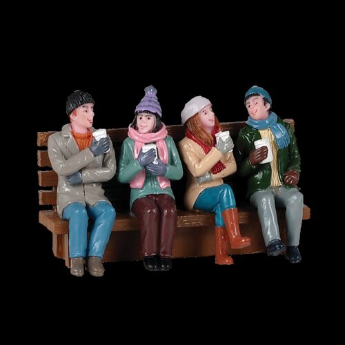 Lemax kerstdorpminiatuur Coffee and friends