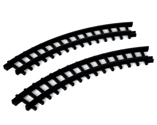 Lemax kerstdorpminiatuur Curved track for Christmas express, set van 2