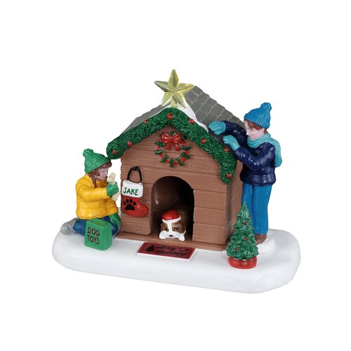 Lemax kerstdorpminiatuur Doghouse Christmas