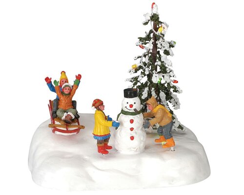 Lemax kerstdorpminiatuur Frolic in the snow