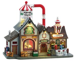 Lemax kerstdorpminiatuur Harvest Crossing Bell's gourmet popcorn factory