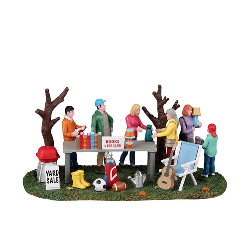 Lemax kerstdorpminiatuur Harvest Crossing Neighborhood yard sale