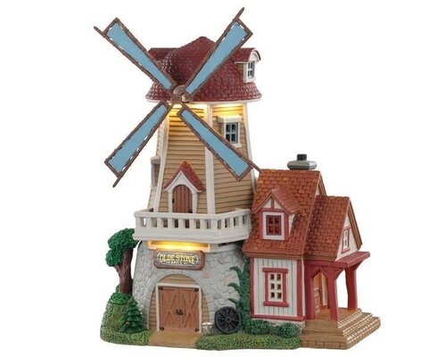 Lemax kerstdorpminiatuur Harvest Crossing Olde stone mill