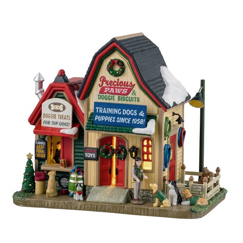 Lemax kerstdorpminiatuur Harvest Crossing Precious paws & doggie biscuits