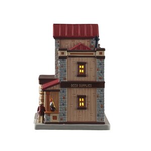 Lemax kerstdorpminiatuur Harvest Crossing The beer meister home brewing supplies - afbeelding 3