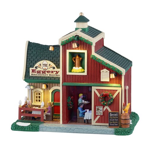 Lemax kerstdorpminiatuur Harvest Crossing The eggery breakfast bistro
