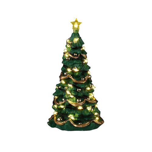 Lemax kerstdorpminiatuur Joyful Christmas tree, clear light