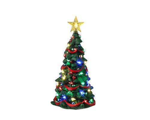 Lemax kerstdorpminiatuur Joyful Christmas tree, multi light