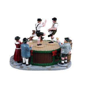 Lemax kerstdorpminiatuur Leapin' lederhosen - afbeelding 4