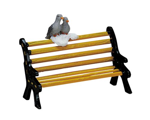 Lemax kerstdorpminiatuur Metal bench