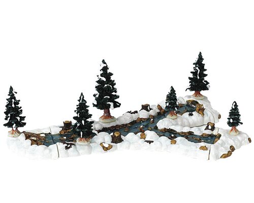 Lemax kerstdorpminiatuur Mill stream fork