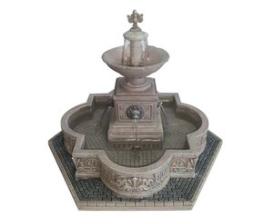 Lemax kerstdorpminiatuur Modular plazakerstdorpminiatuurfountain