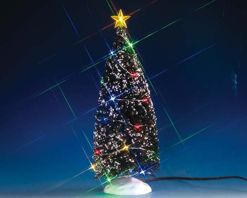 Lemax kerstdorpminiatuur Multi light evergreen tree, large