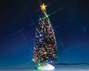 Lemax kerstdorpminiatuur Multi light evergreen tree, large