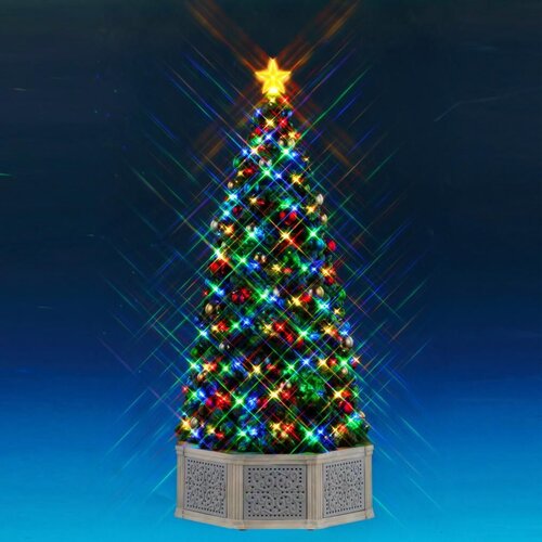 Lemax kerstdorpminiatuur Musical tree, incl. adaptor - afbeelding 1