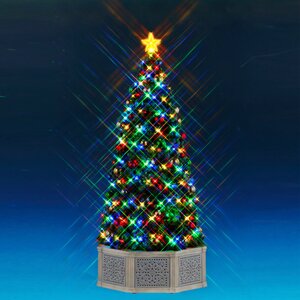 Lemax kerstdorpminiatuur Musical tree, incl. adaptor