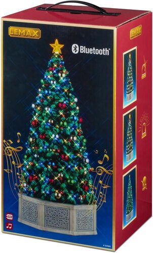 Lemax kerstdorpminiatuur Musical tree, incl. adaptor - afbeelding 2