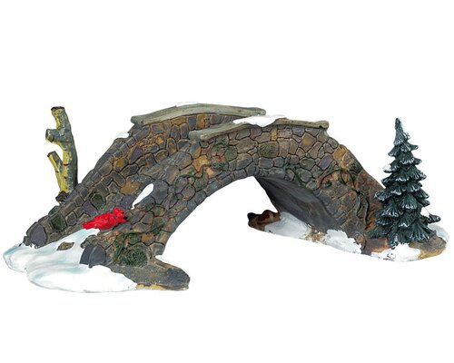 Lemax kerstdorpminiatuur Olde stone bridge