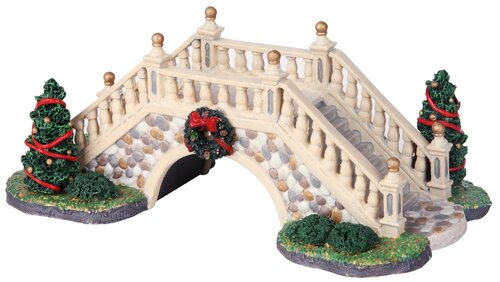 Lemax kerstdorpminiatuur Park footbridge