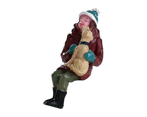 Lemax kerstdorpminiatuur Puppy kisses