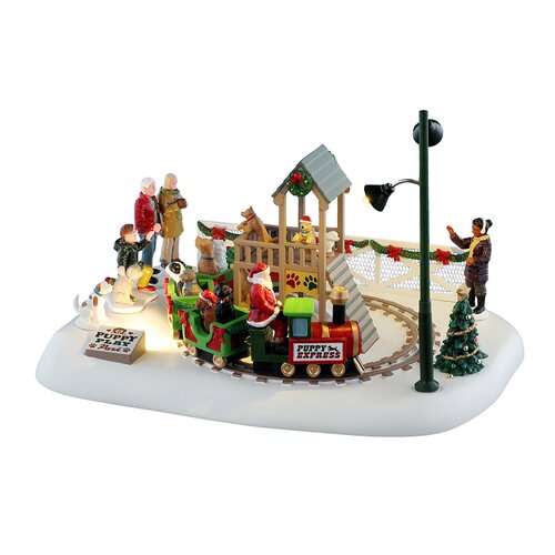 Lemax kerstdorpminiatuur Puppy play park