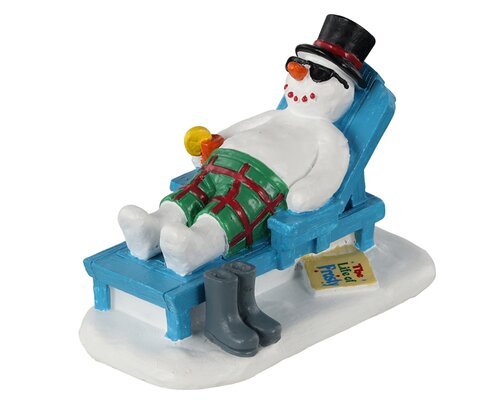 Lemax kerstdorpminiatuur Relaxing snowman