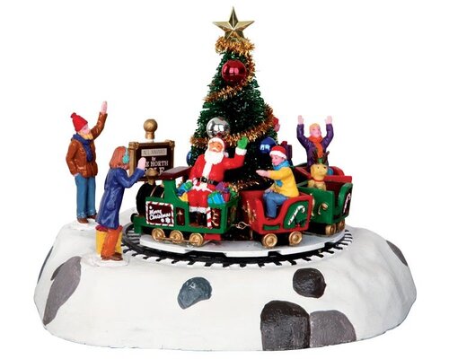 Lemax kerstdorpminiatuur Santa's kiddie train