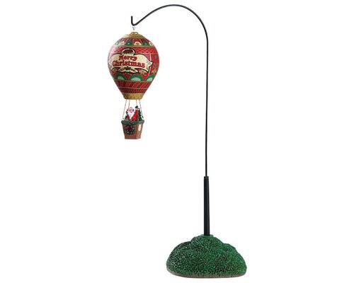 Lemax kerstdorpminiatuur Santa's Wonderland A Christmas Eve balloon ride